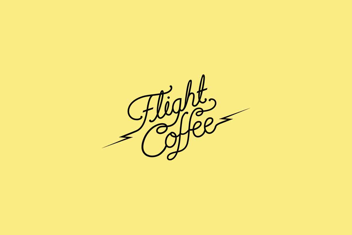 flight coffee banner
