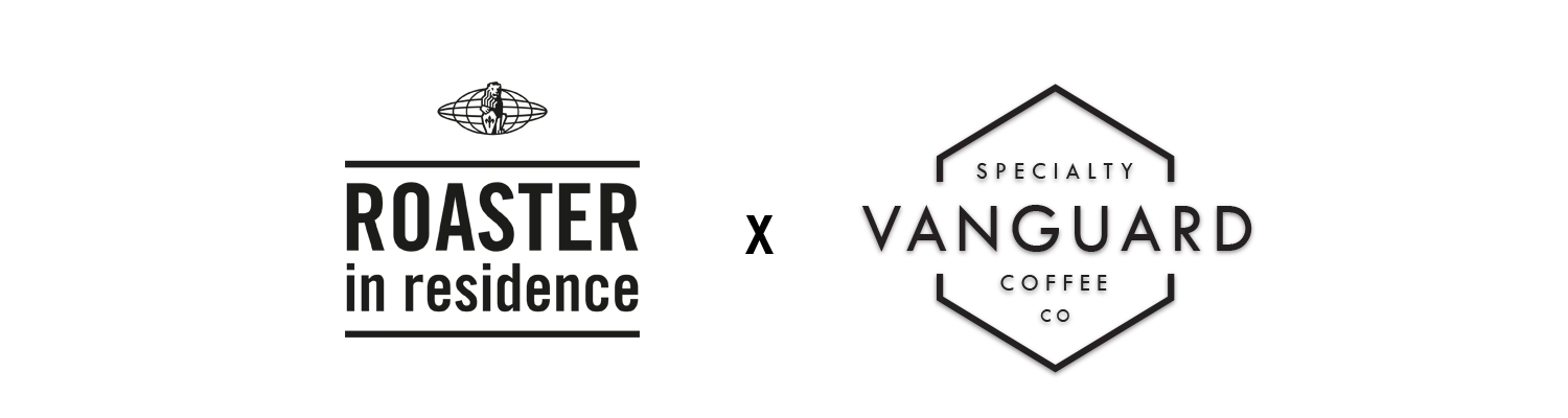 Vanguard coffee roaster in residence logo