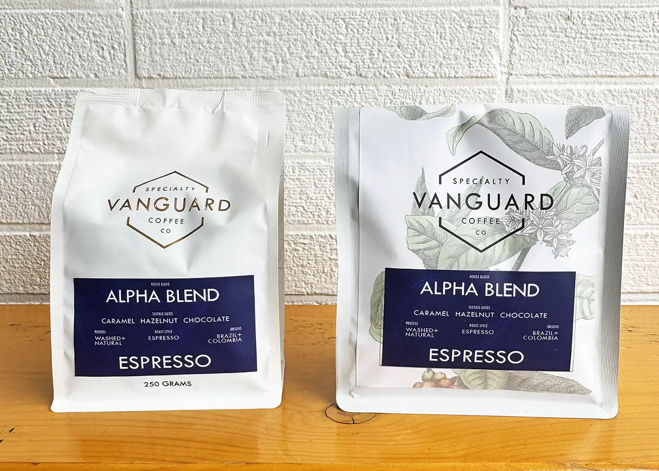 alpha blend coffee