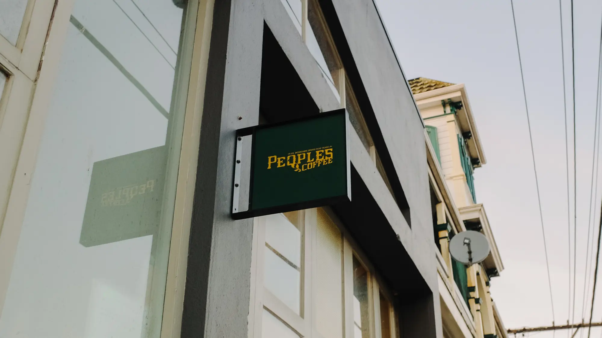 peoples coffee sign