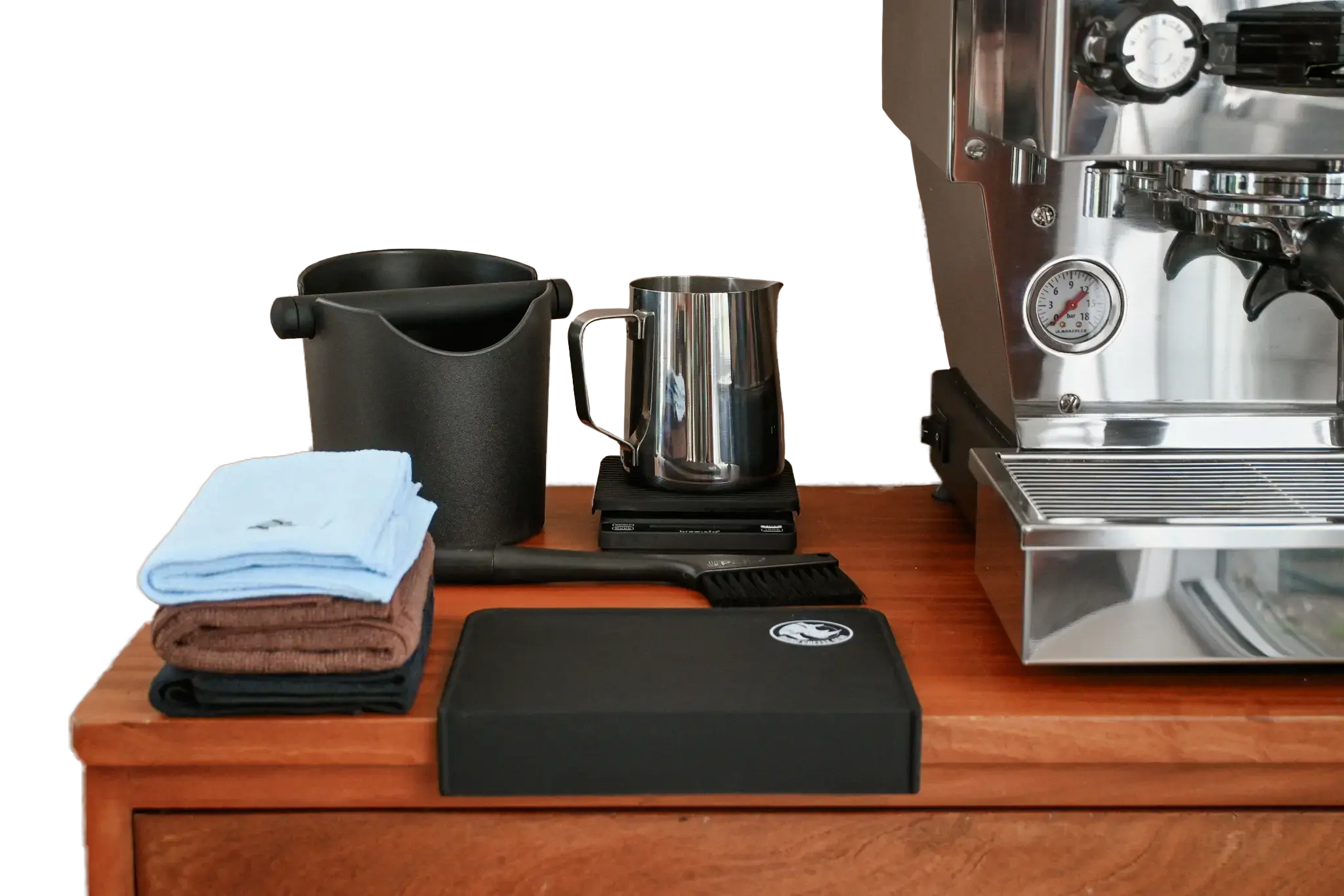 image of barista setup with linea micra